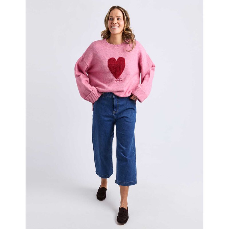 ELM Intersia Heart Knit Jersey image number 3